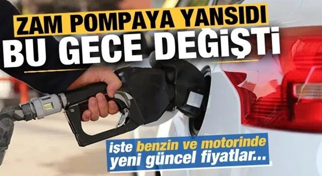 Akaryakıt fiyatları bu gece yine değişti! Benzin ve motorinde güncel fiyatlar