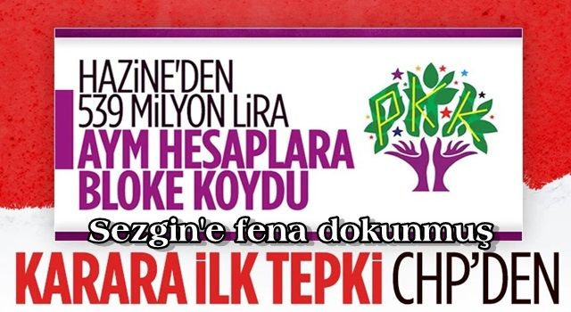 CHP'den HDP hesaplarının bloke edilmesine tepki