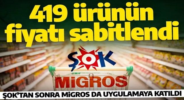 Son dakika: ŞOK'un ardından Migros da müjdeyi verdi! Bu ürünler de sabit fiyata geçiliyor