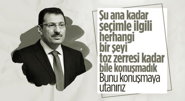 Ali İhsan Yavuz: Seçim konusunu toz zerresi kadar bile konuşmadık