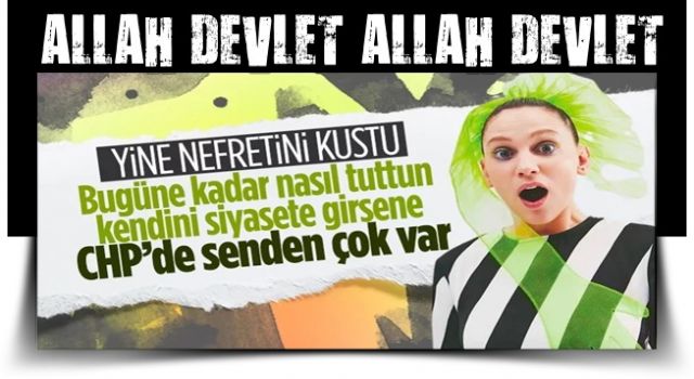 Farah Zeynep Abdullah: Devlet ve Allah kelimelerini aynı yerde görmek istemiyorum