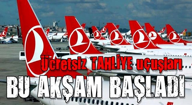 THY'den deprem bölgeleri için duyuru! Bu akşam başladı