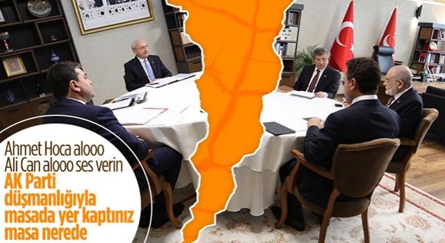 Altılı masa dağıldı, Ahmet Davutoğlu ve Ali Babacan endişeli