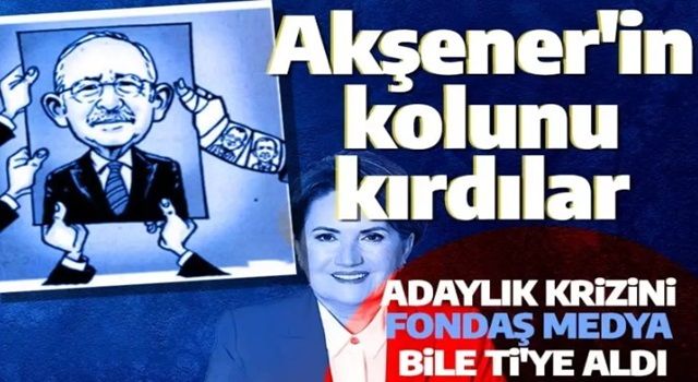 CHP medyası Meral Akşener'in kolunu kırdı! 6'lı koalisyonun karikatürü olay oldu