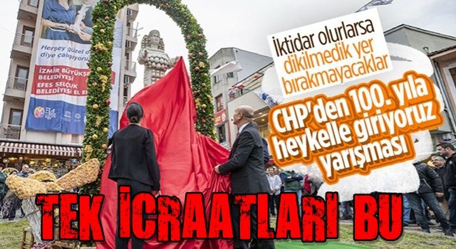 CHP'li belediyeden para ödüllü heykel yarışması