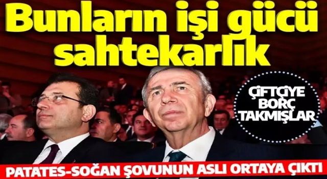 Ekrem İmamoğlu ve Mansur Yavaş'ın foyası ortaya çıktı: Bunların işi gücü sahtekarlık