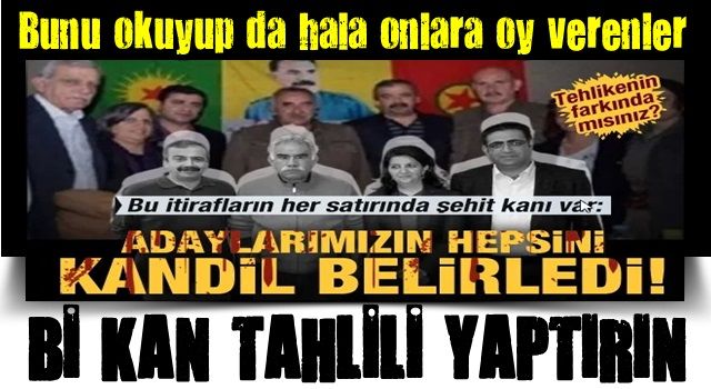 HDP’nin terör gerçeği bölücü kitaptan çıktı… ‘Adaylarımızın hepsini Kandil belirliyor!’