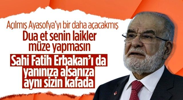 Temel Karamollaoğlu'ndan 'Ayasofya' mesajı