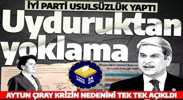 Adaylıktan çekilen Aytun Çıray'dan Akşener'e eleştiri: Temayül yoklaması uyduruktu!