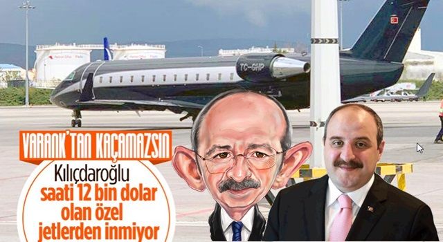 Bakan Mustafa Varank, Kemal Kılıçdaroğlu'nun özel uçağını paylaştı