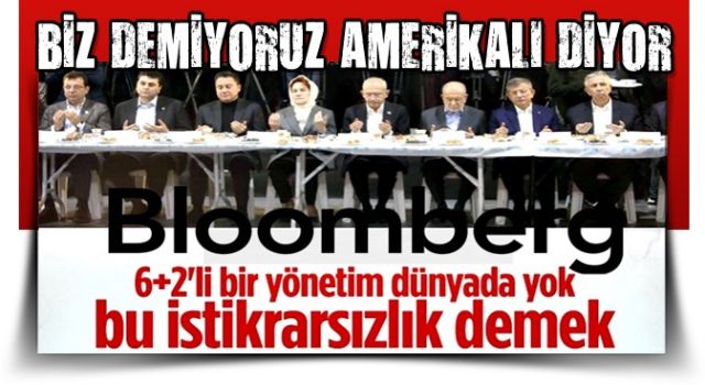 Bloomberg: Kılıçdaroğlu'na çoklu cumhurbaşkanı yardımcılığı fikri istikrarsızlık