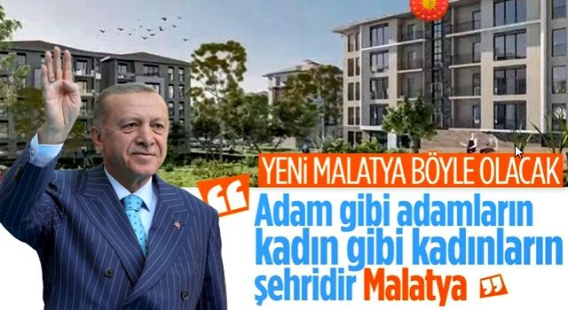 Cumhurbaşkanı Erdoğan, Malatya'da temel atma ve anahtar teslim töreninde