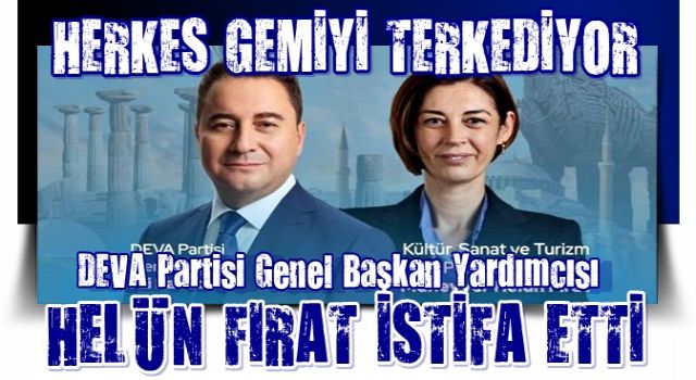 DEVA Partisi'nde üst düzey istifa