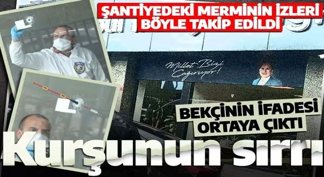 İYİ Parti binasına isabet eden kurşunla ilgili yeni detaylar! Lazer ile tespit edildi