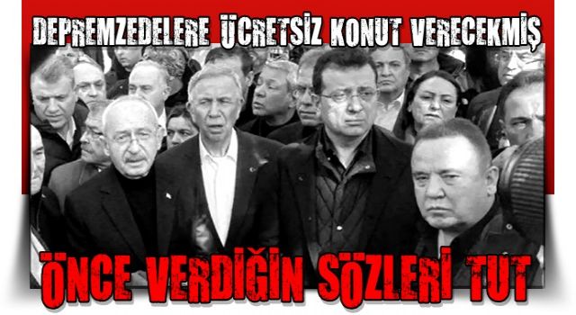 Önce verdiğiniz sözleri tutun! İzmir'de CHP'nin temelini attığı kentsel dönüşüm projesinde tek çivi dahi çakılmadı