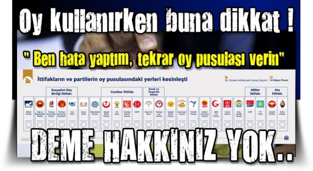 Oy kullanırken bunlara dikkat! Yeni pusula isteme hakkı var mı? Yanlış mühür basılırsa ne olur?