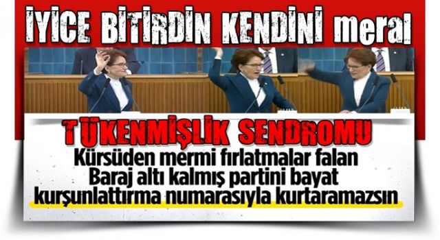 Papatya çayı öneren Meral Akşener öfkelendi! Kürsüdeki mermileri tek tek fırlattı...