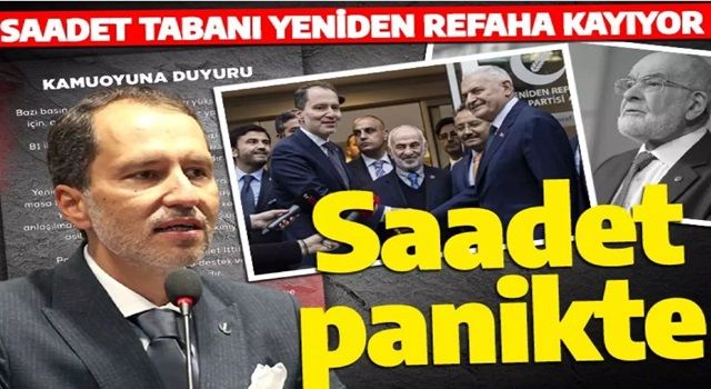 Saadet'te Yeniden Refah paniği: Kılıçdaroğlu'na destek iddiası asılsız çıktı