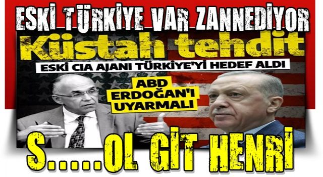 Seçimi Cumhur İttifakı'nın kazanacağını düşünen CIA ajanından küstah tehdit: ABD Erdoğan'ı uyarmalı!