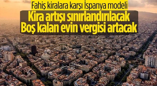 Yüksek kiralara karşı İspanya modeli