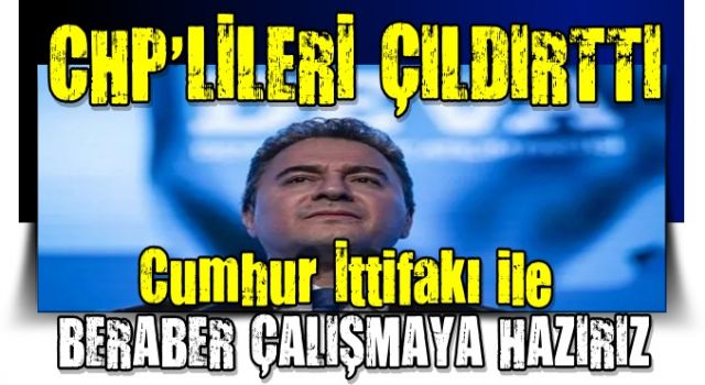 Ali Babacan’dan masayı karıştıracak çıkış: Cumhur İttifakı ile beraber çalışmaya hazırız