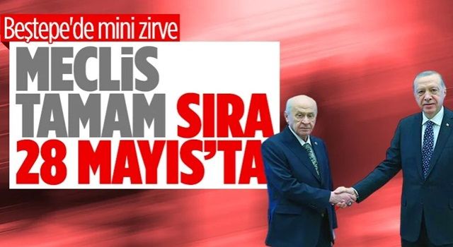 Beştepe'de seçim zirvesi! Cumhurbaşkanı Erdoğan, Devlet Bahçeli'yi ağırladı