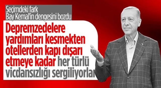 Cumhurbaşkanı Erdoğan’dan CHP’ye: Sandığın rengi belli oldukça yalanları ortaya çıktı