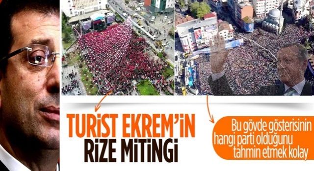 Ekrem İmamoğlu Rize mitinginde de beklediği kalabalığı bulamadı