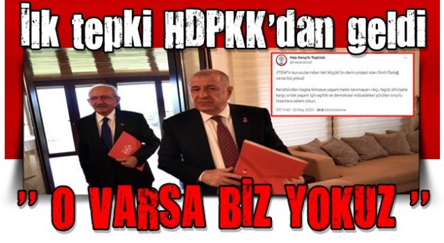 HDPKK Gençlik Teşkilatı'ndan Ümit Özdağ'a veto: ''O varsa biz yokuz''