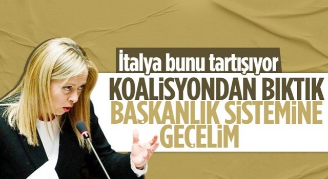 İtalya'da başkanlık sistemine geçiş tartışılıyor