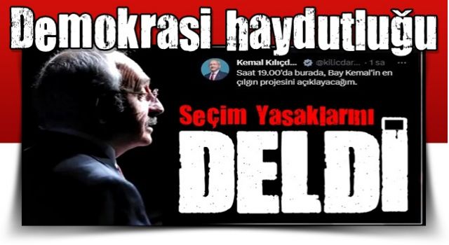 Kılıçdaroğlu'ndan tepki çeken hareket! Demokrasiyi ayaklar altına aldı