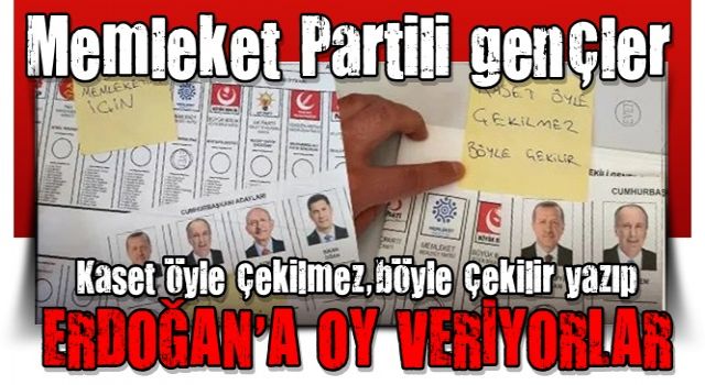 Memleket Partili seçmenden 'kaset' tepkisi!