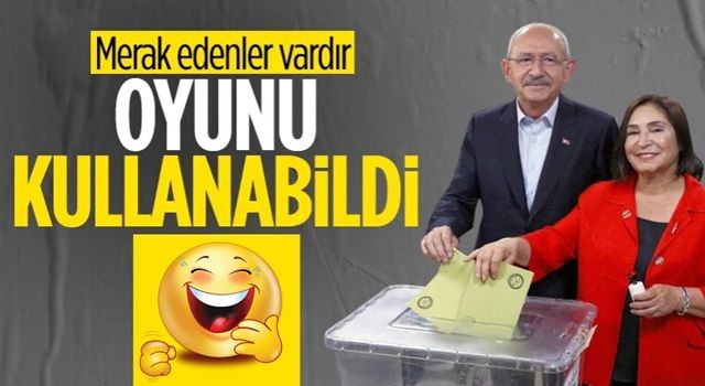 Millet İttifakı Cumhurbaşkanı adayı Kemal Kılıçdaroğlu oyunu kullandı