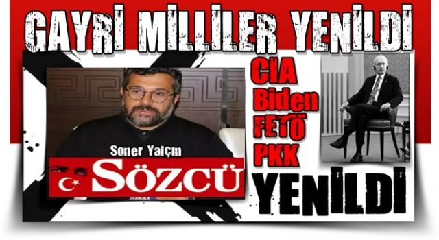 Muhalif yazardan zehir zemberek sözler: CIA, Biden, FETÖ ve PKK yenildi