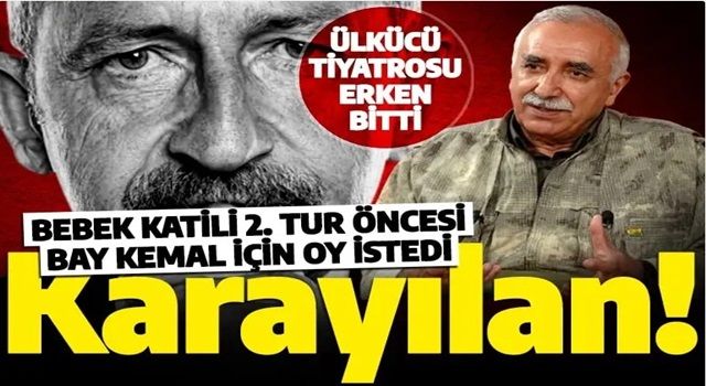 Terörist başı Murat Karayılan Kemal Kılıçdaroğlu için seferber oldu