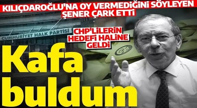 CHP'lilerin hedefi haline gelen Abdüllatif Şener çark etti: Kafa bulmak için söyledim