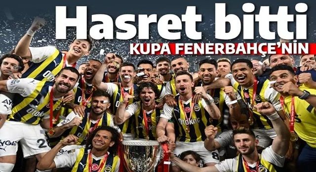 Fenerbahçe 9 yıllık hasretin ardından kupaya ulaştı: Ali Koç 5 yıllık kariyerinde ilk kez kazandı