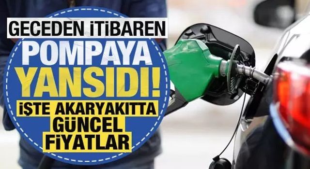 Son dakika: Yeni zam gece yarısından itibaren pompaya yansıdı! Güncel akaryakıt fiyatları