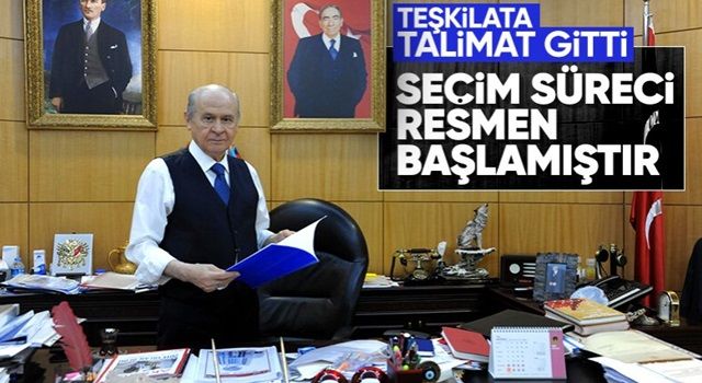 Devlet Bahçeli: Mahalli İdareler Seçimlerine hazırlık süreci resmen başladı