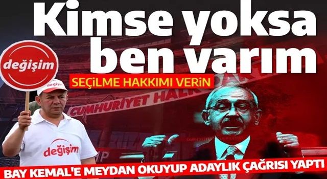 Kılıçdaroğlu'na meydan okuyan Tanju Özcan'dan adaylık mesajı