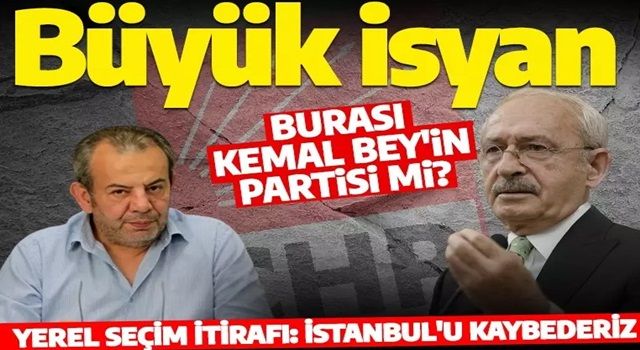 Tanju Özcan'dan Kemal Kılıçdaroğlu'na "tek adam" eleştirisi: Kemal Bey'in partisi mi burası?