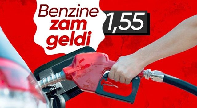 Benzine zam geldi