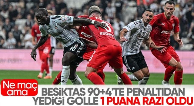 Beşiktaş ile Pendikspor yenişemedi