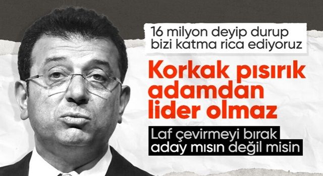 Ekrem İmamoğlu, adaylık konusunda yine net konuşmadı