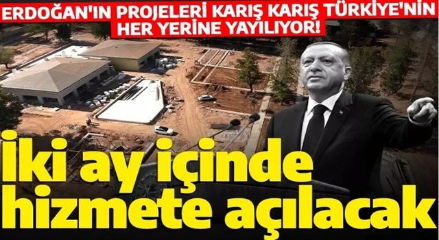 Erdoğan'ın projeleri karış karış Türkiye'nin her yerine yayılıyor! Tatvan’a 65 bin metrekarelik Millet bahçesi