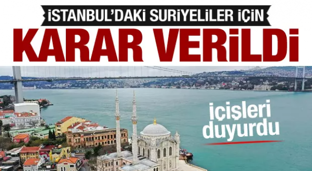 Göç İdaresi Başkanlığı açıkladı! İstanbul'da kaydı bulunmayan Suriyelilere yaptırım