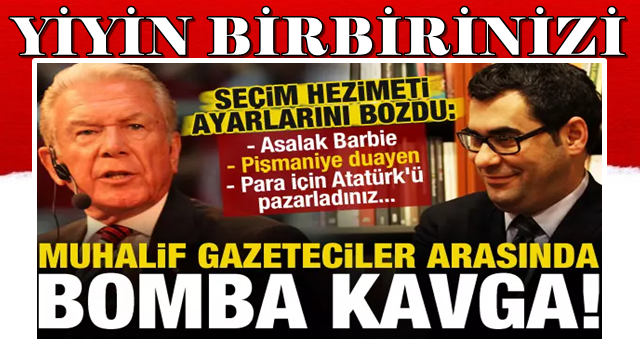 Muhalif gazeteciler arasında bomba kavga: Para için Atatürk'ü pazarladınız...