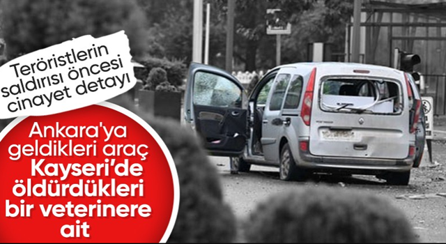 Ankara'da terör saldırısının öncesi! Kayseri'de veterineri öldürüp aracını gasbettiler