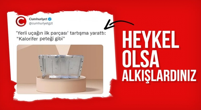 Cumhuriyet gazetesi dalga geçmişti: Milli Muharip Uçağı KAAN ilk uçuşunu gerçekleştirdi