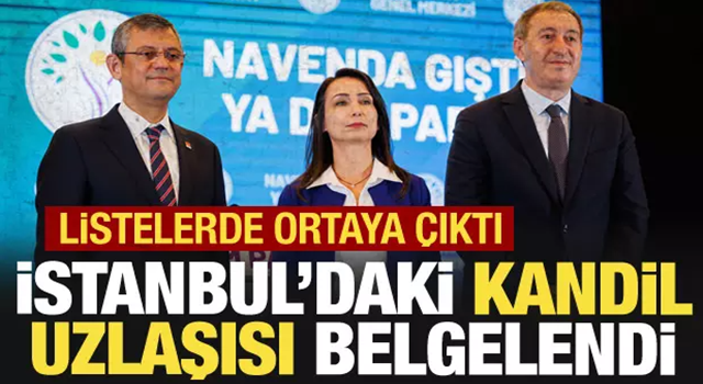 İstanbul'da iki ilçede CHP ve DEM Parti'nin ittifakı belgelendi